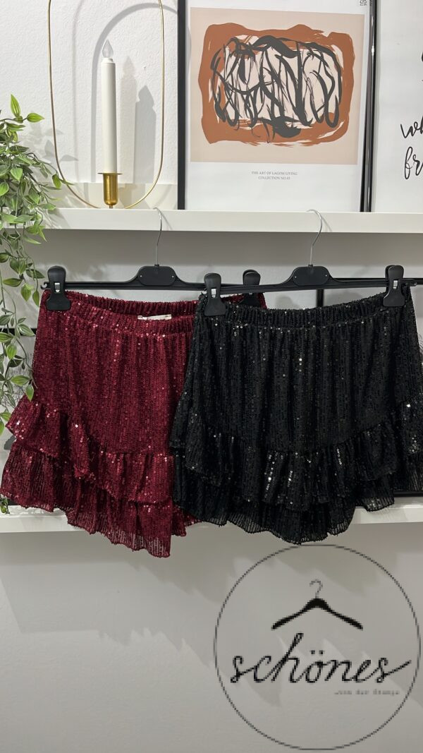 Pailletten Skort