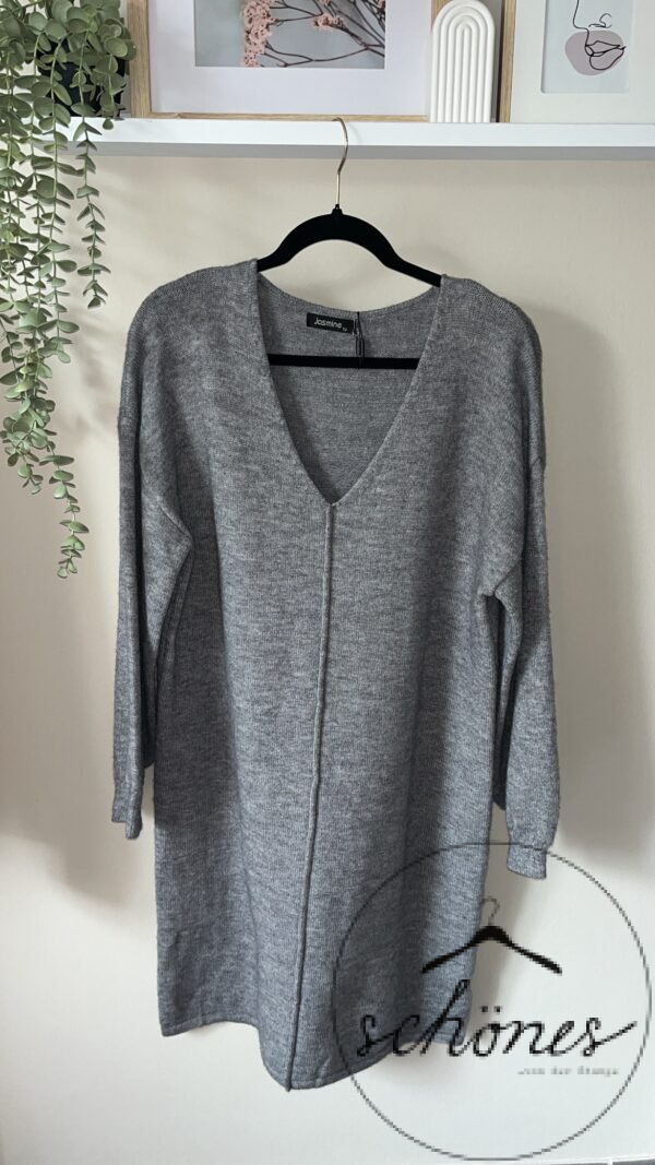 Strickkleid V-Ausschnitt – Bild 4