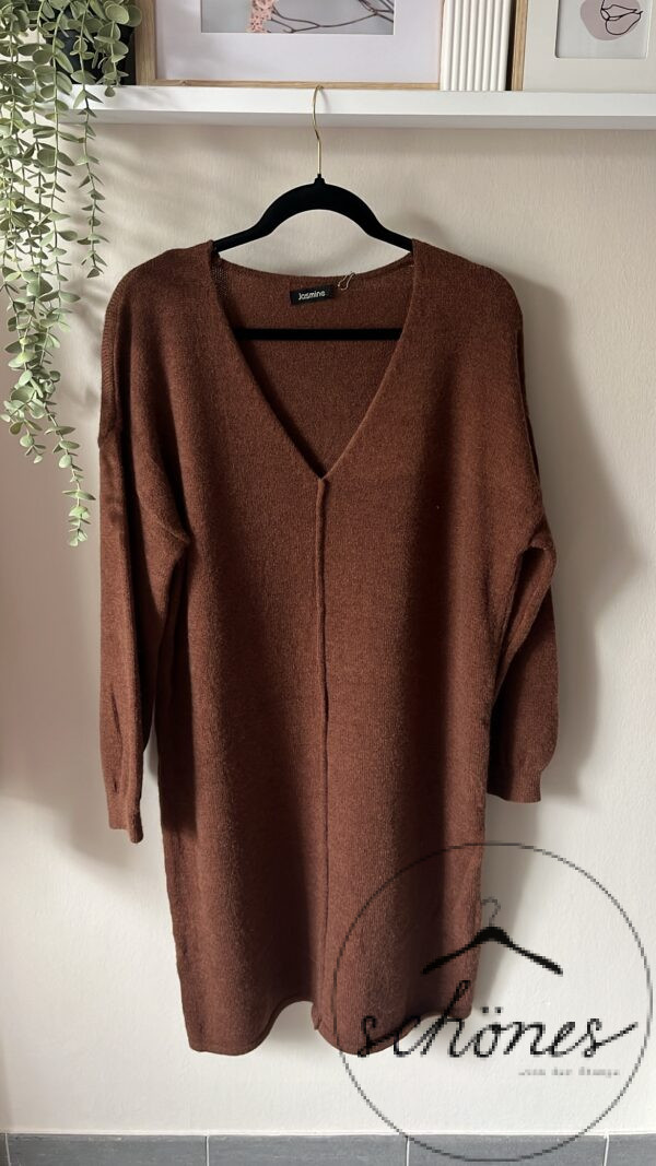 Strickkleid V-Ausschnitt – Bild 2