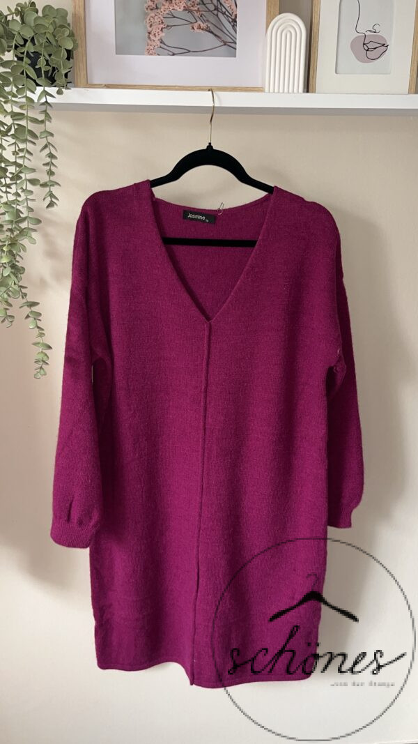 Strickkleid V-Ausschnitt – Bild 5