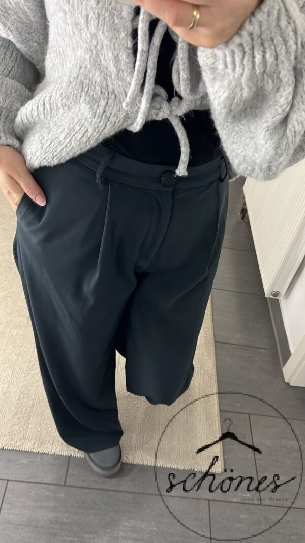 Stoffhose weites Bein