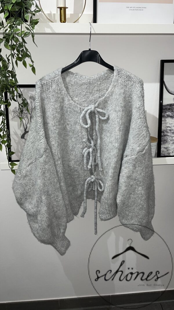 Strickjacke „grau“ – Bild 3