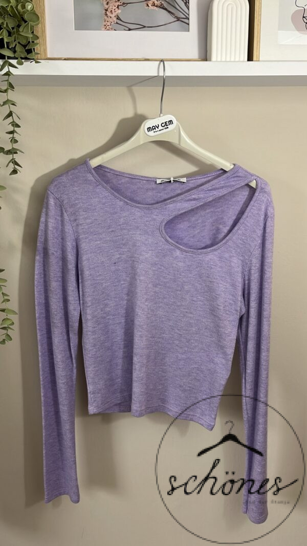 Langarmshirt Cutout – Bild 3