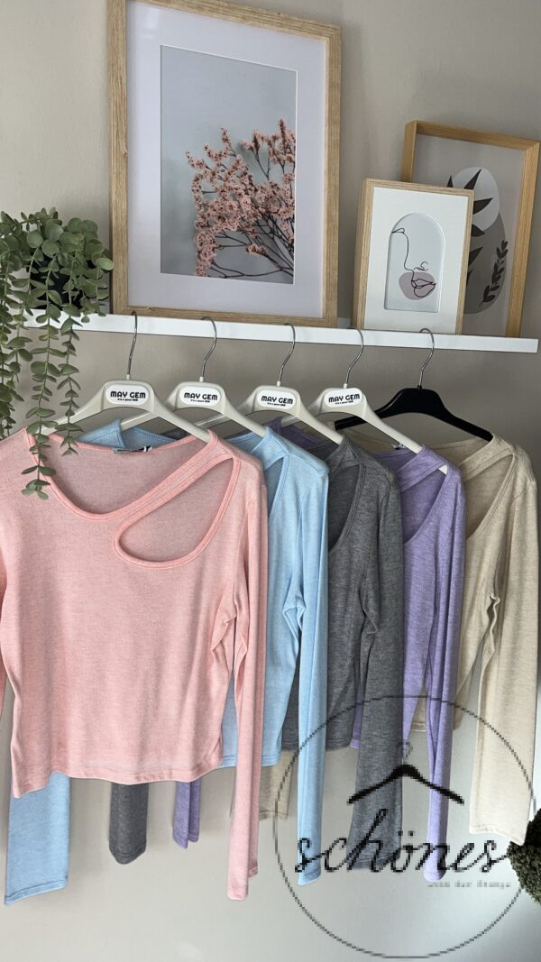 Langarmshirt Cutout
