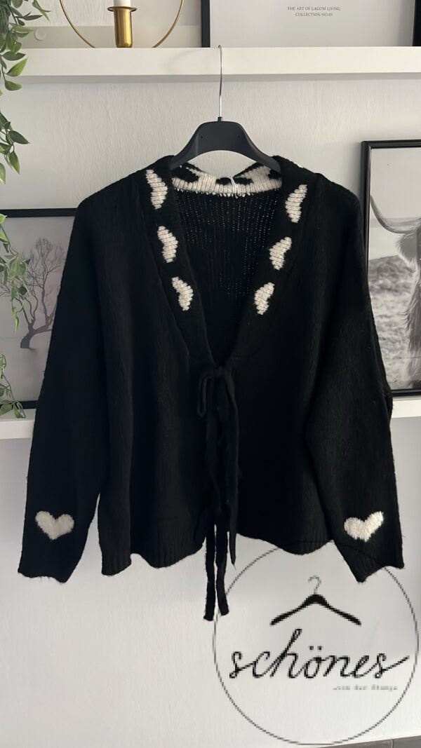 Cardigan „sun“ schwarz