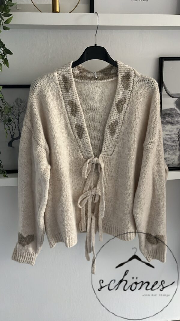 Cardigan „sun“ beige