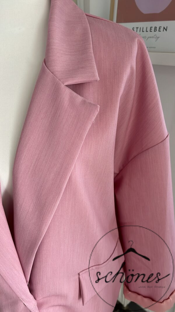 Blazer Oversize Rosa – Bild 3