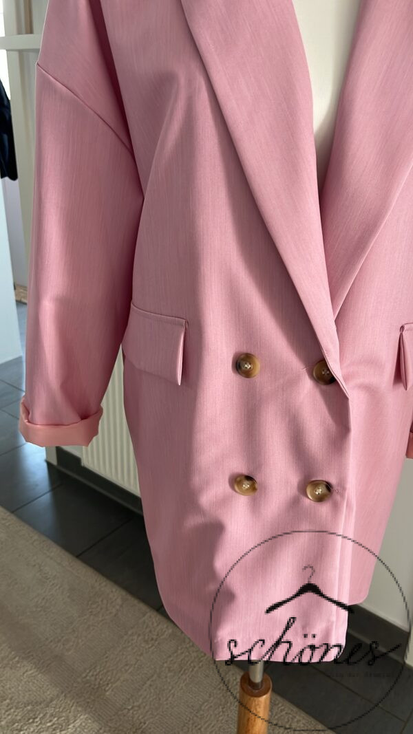Blazer Oversize Rosa – Bild 2
