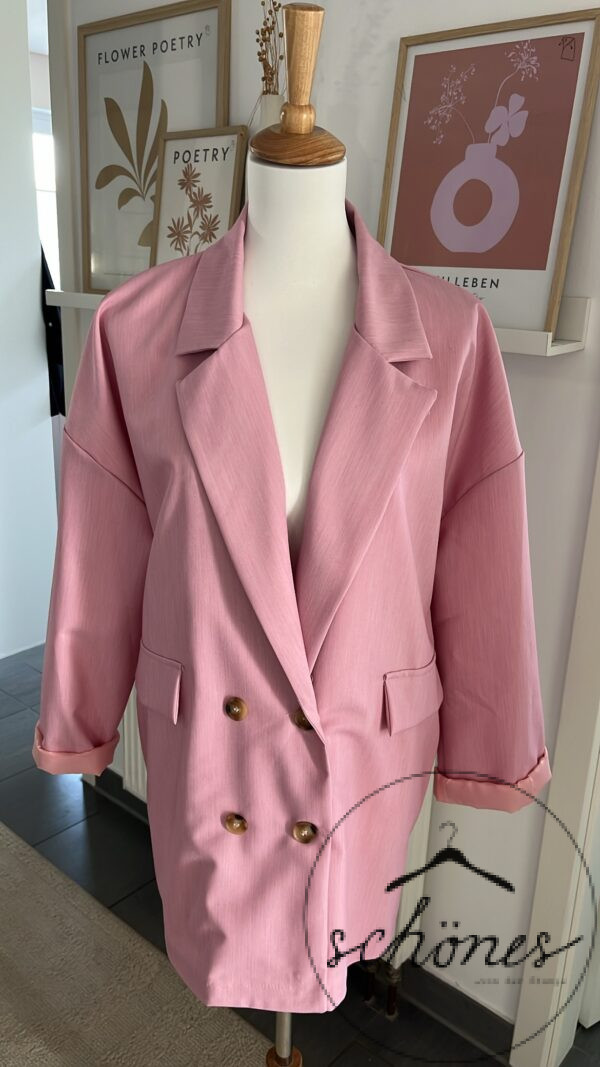 Blazer Oversize Rosa