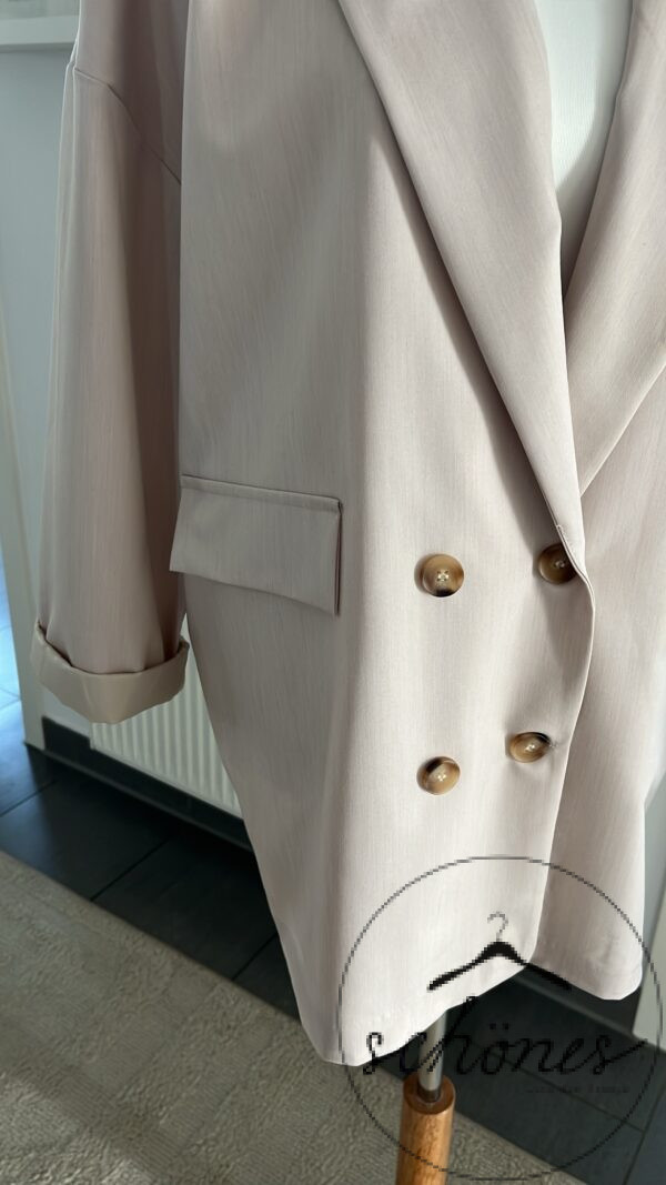 Blazer Oversize beige – Bild 2