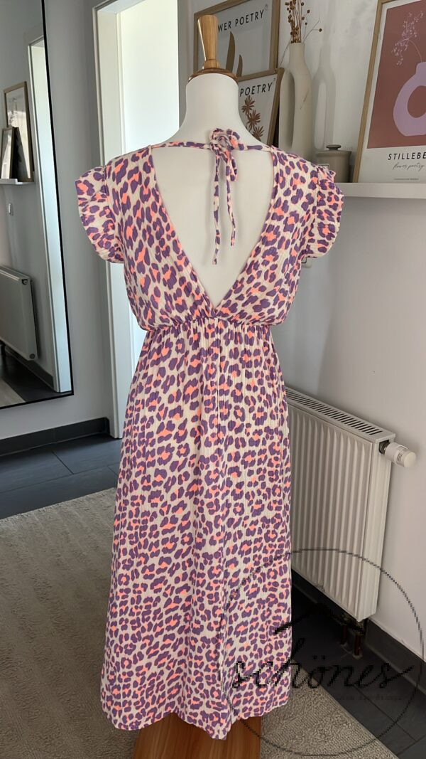 Kleid Musselin Leo Flieder/rosa – Bild 3