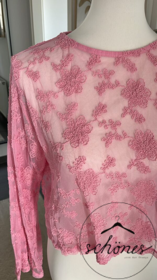 Oberteil Spitze Rosa – Bild 2