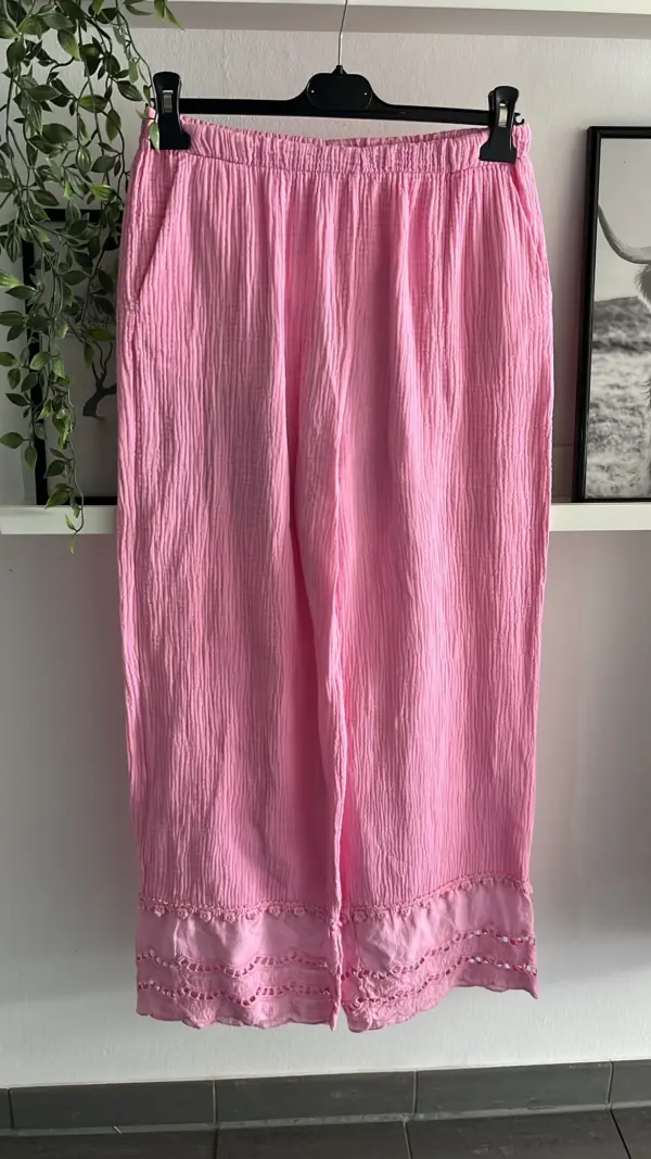 Zweiteiler Musselin Rosa – Bild 3