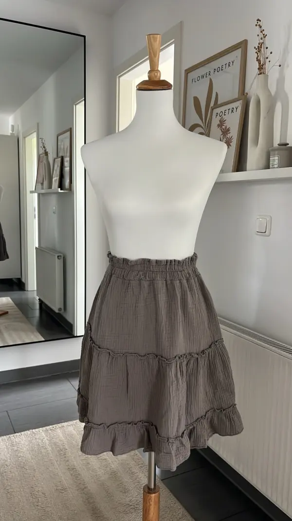 Musselin Rock Taupe – Bild 2