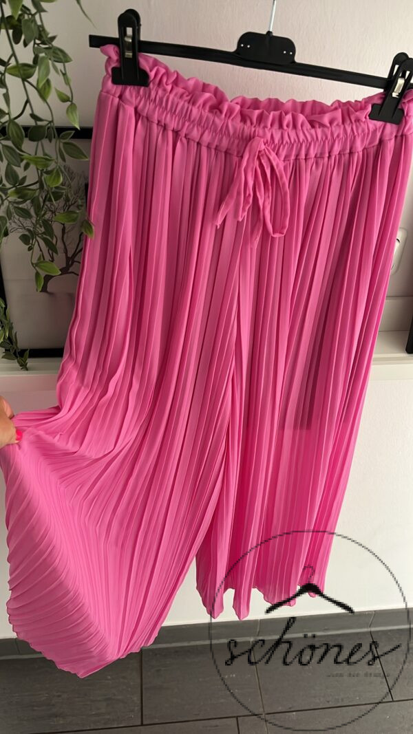 Plissee Hose Pink