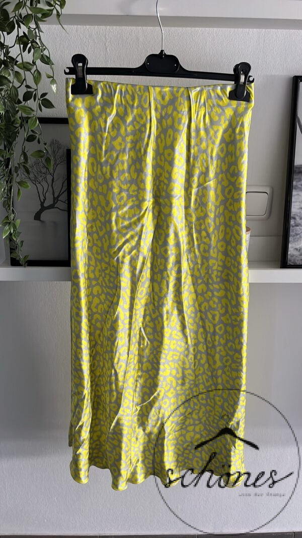 Viskose Rock Leo Print Gelb/Beige