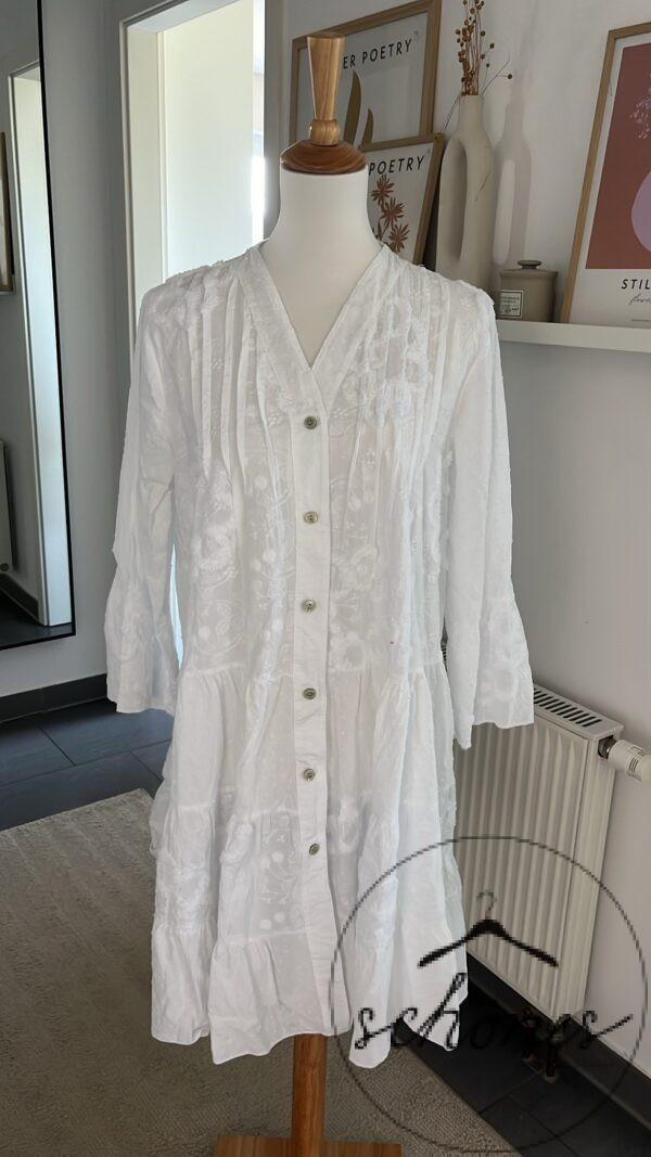 Kleid Tunika weiß