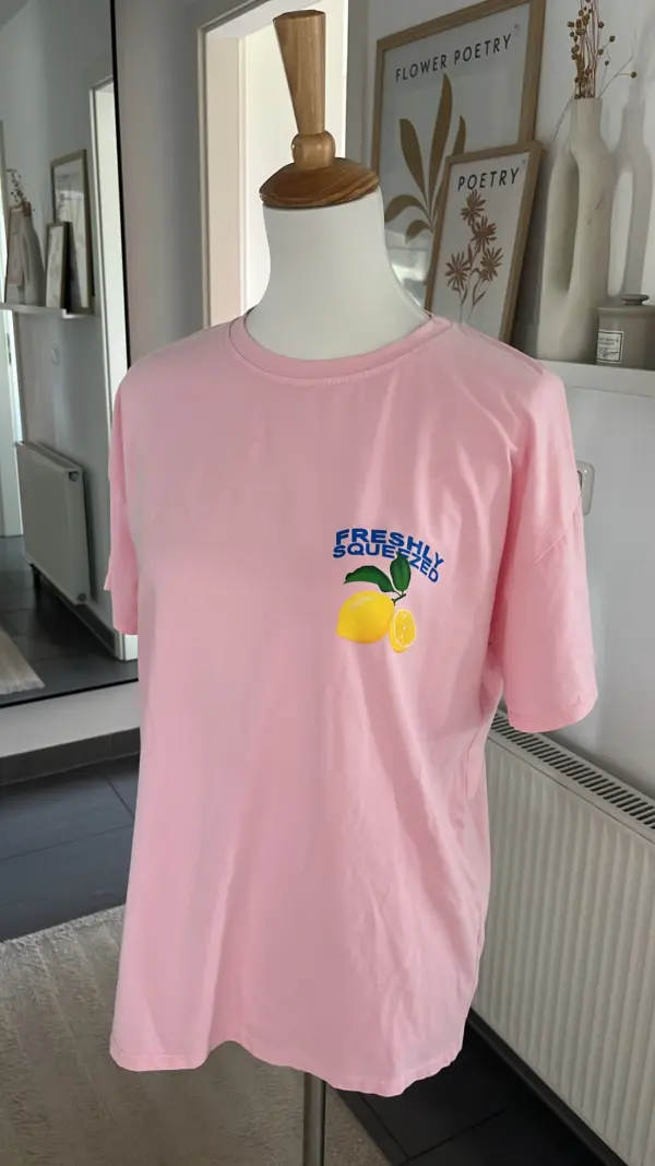Zitronen T-Shirt Rosa