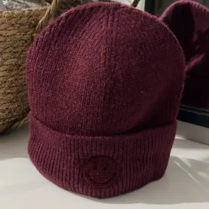 Mütze Smiley Bordeaux